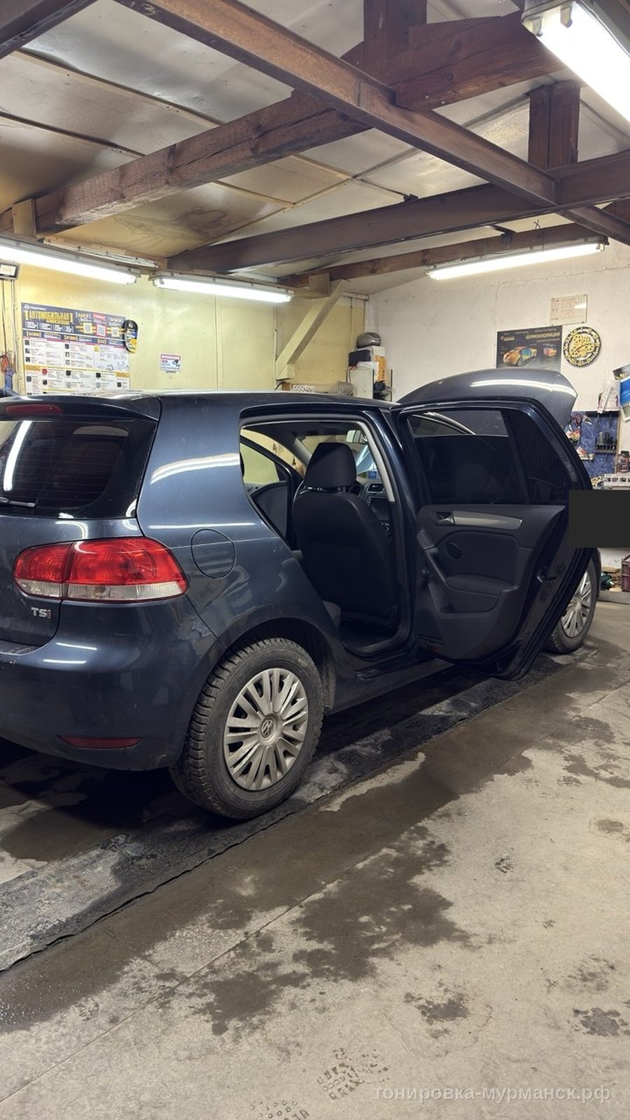 Тонировка стёкол Volkswagen Golf в Мурманске — фото 3