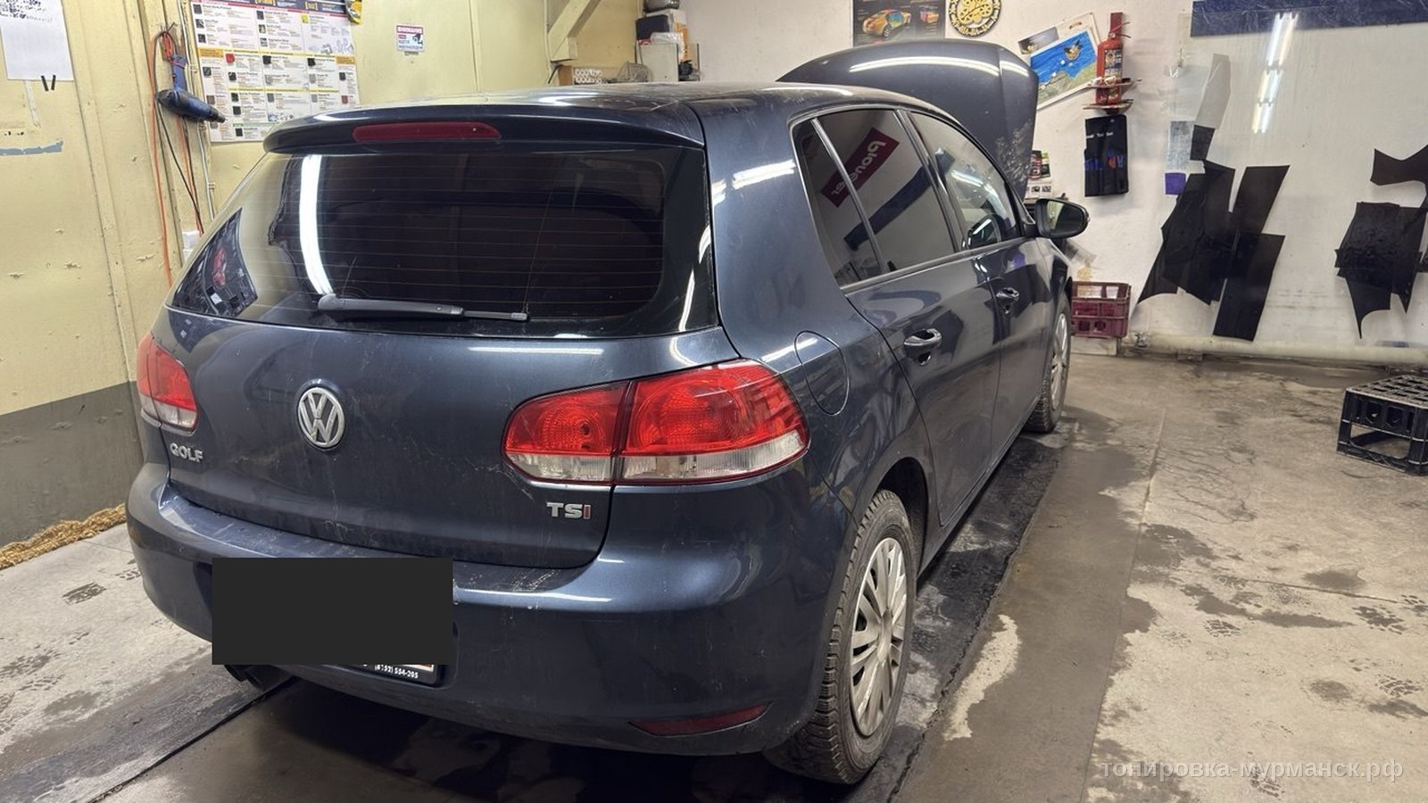 Тонировка стёкол Volkswagen Golf в Мурманске — фото 5