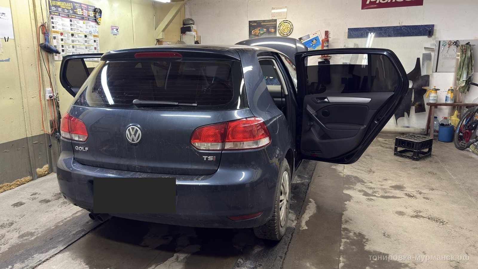Тонировка стёкол Volkswagen Golf в Мурманске — фото 6