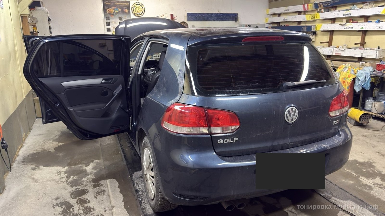 Тонировка стёкол Volkswagen Golf в Мурманске — фото 11